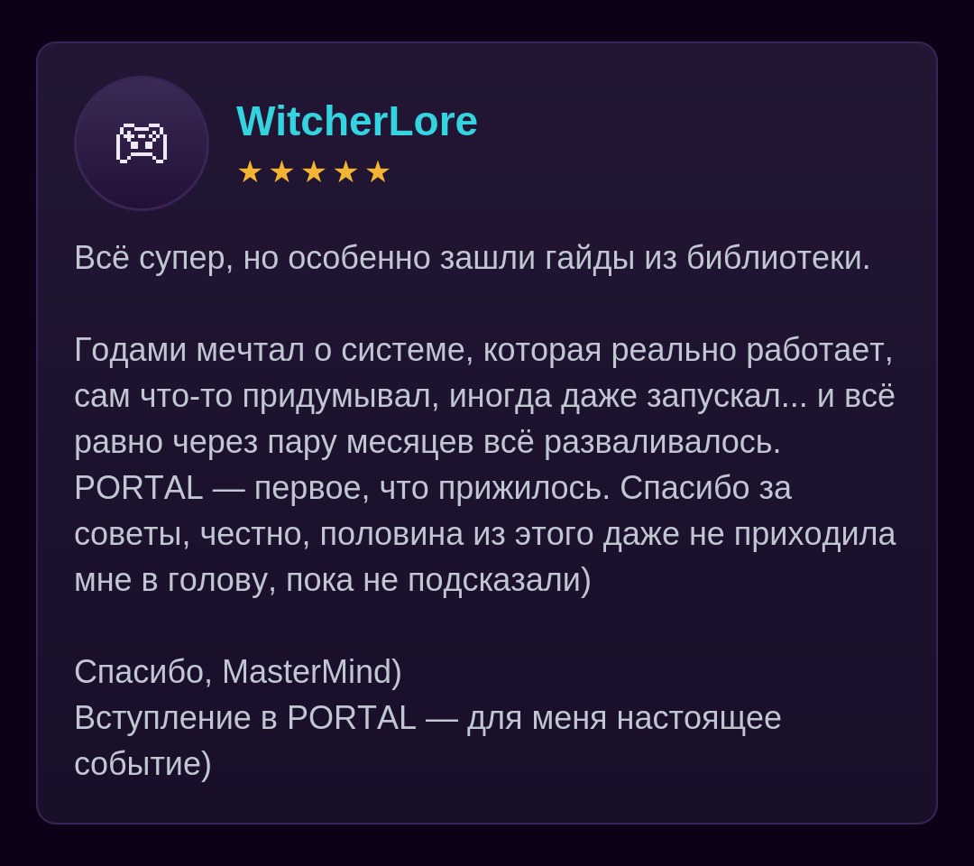Отзыв WitcherLore